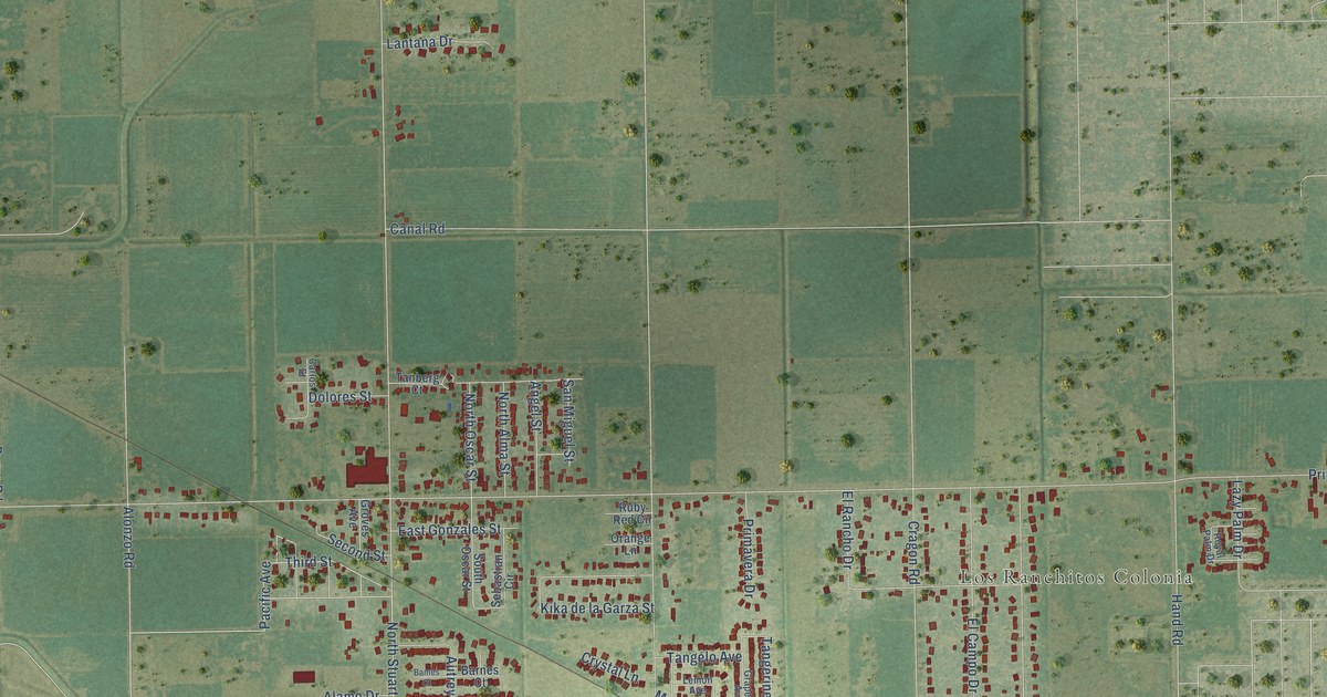 Map of Primera, Texas in 2026
