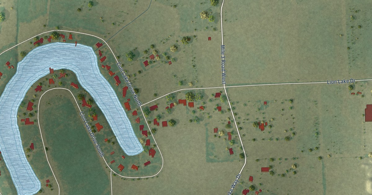 Map of Progreso Lakes, Texas in 2026