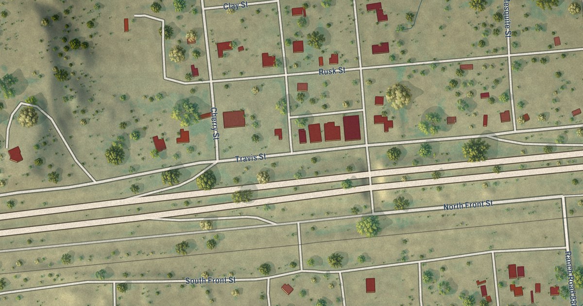Map of Putnam, Texas in 2026