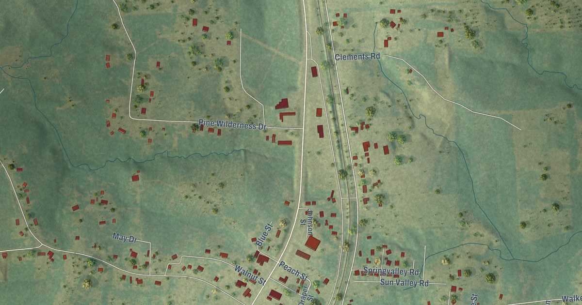 Map of Queen City, Texas in 2026