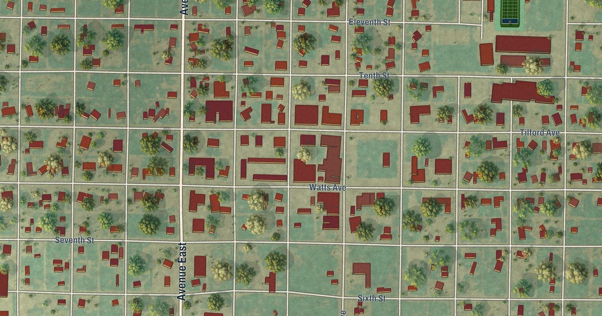 Map of Ralls, Texas in 2026