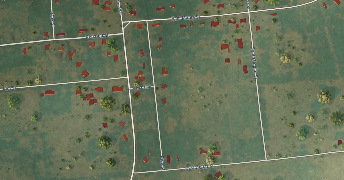 Map of Ravenna, Texas in 2026