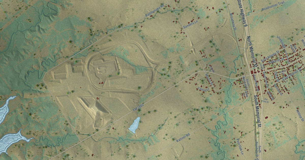 Map of Riesel, Texas in 2026