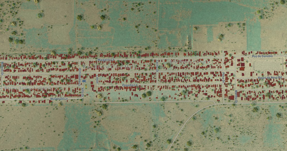 Map of Rio Bravo, Texas in 2026