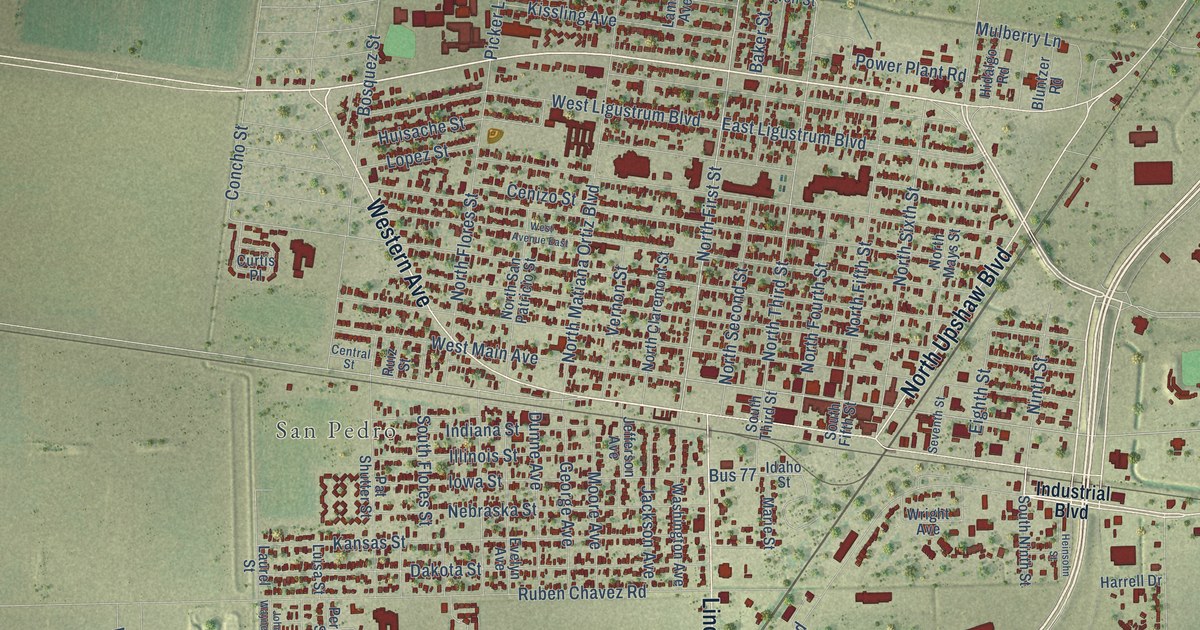Map of Robstown, Texas in 2026