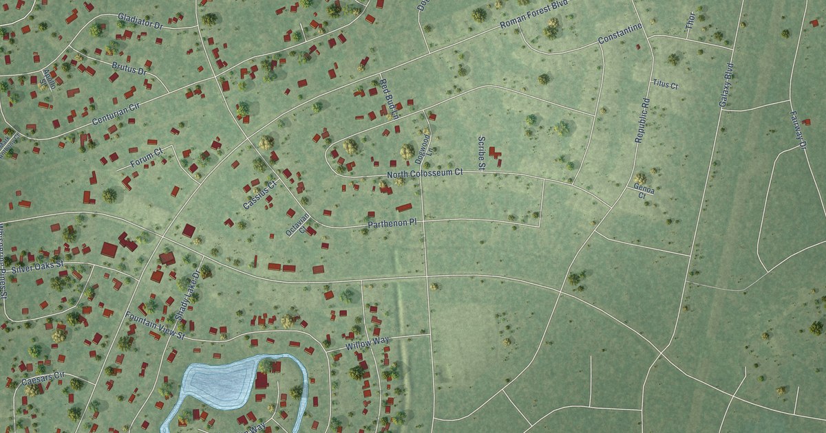Map of Roman Forest, Texas in 2026