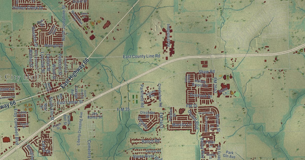 Map of Royse City, Texas in 2026