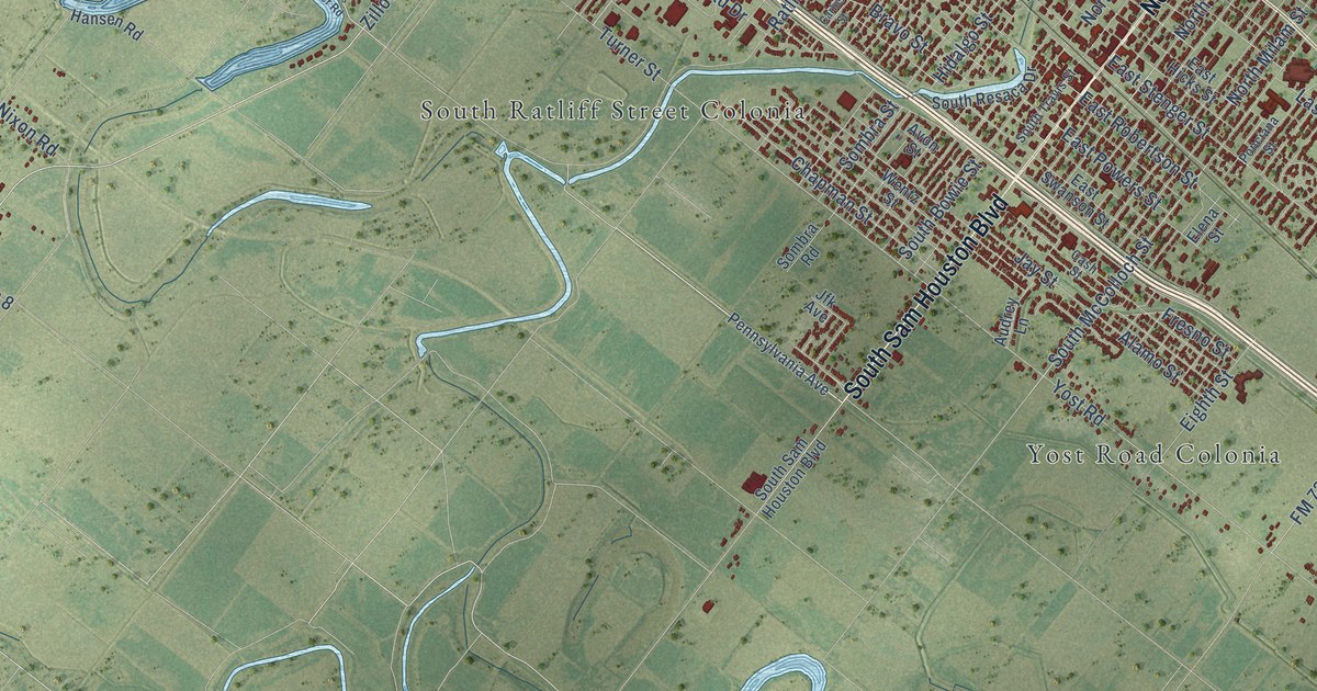 Map of San Benito, Texas in 2026