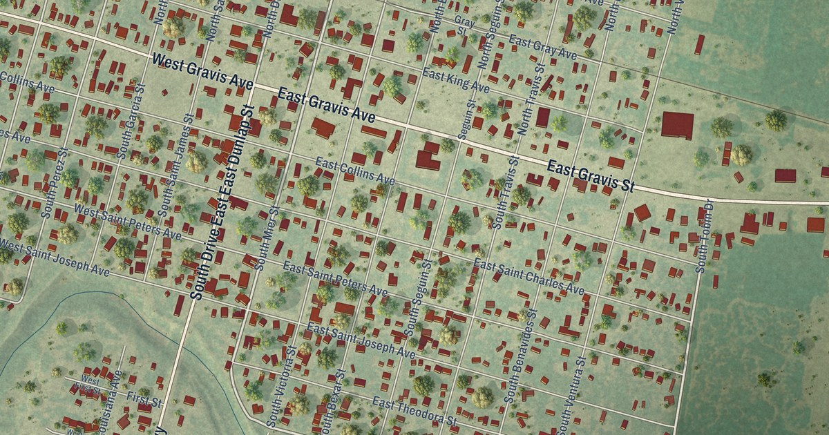Map of San Diego, Texas in 2026