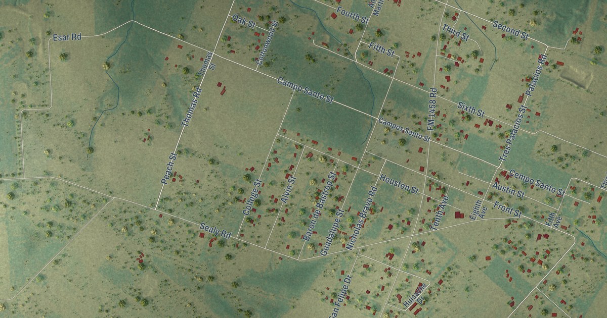 Map of San Felipe, Texas in 2026