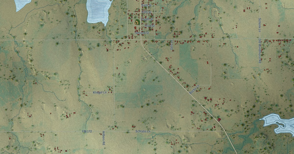 Map of Scotland, Texas in 2026