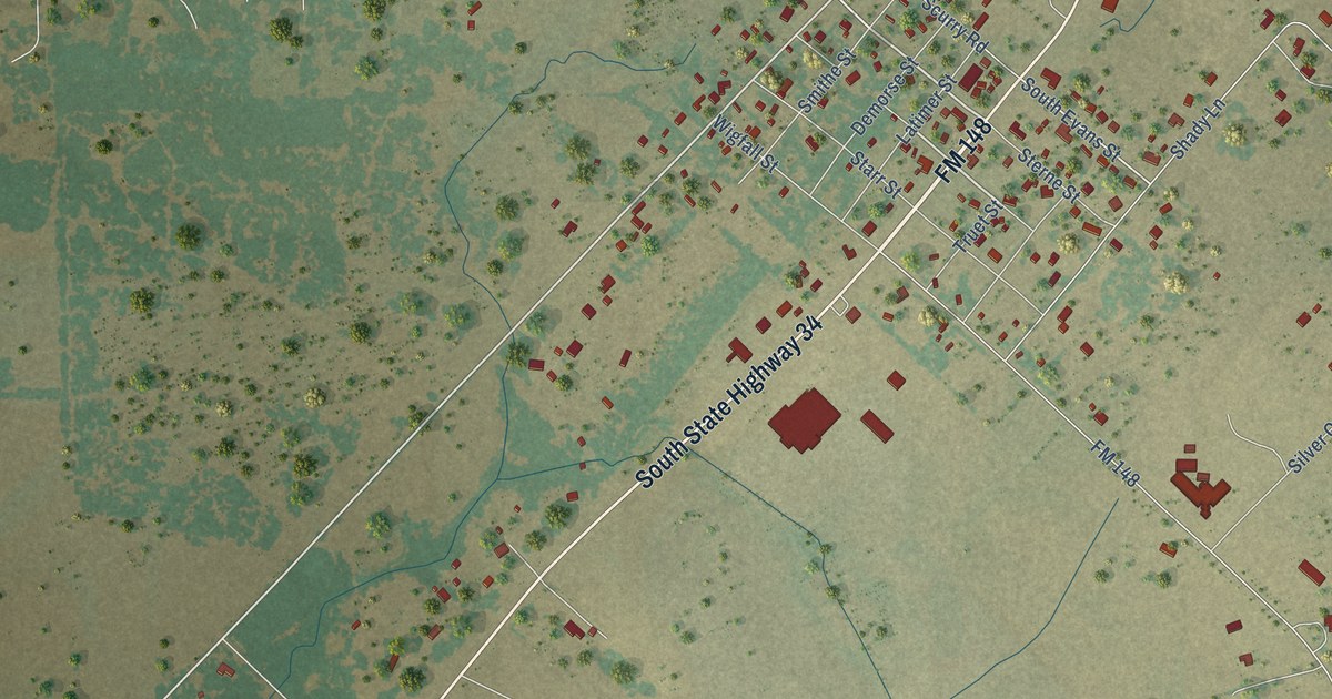 Map of Scurry, Texas in 2026