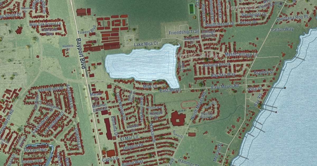 Map of Seabrook, Texas in 2026