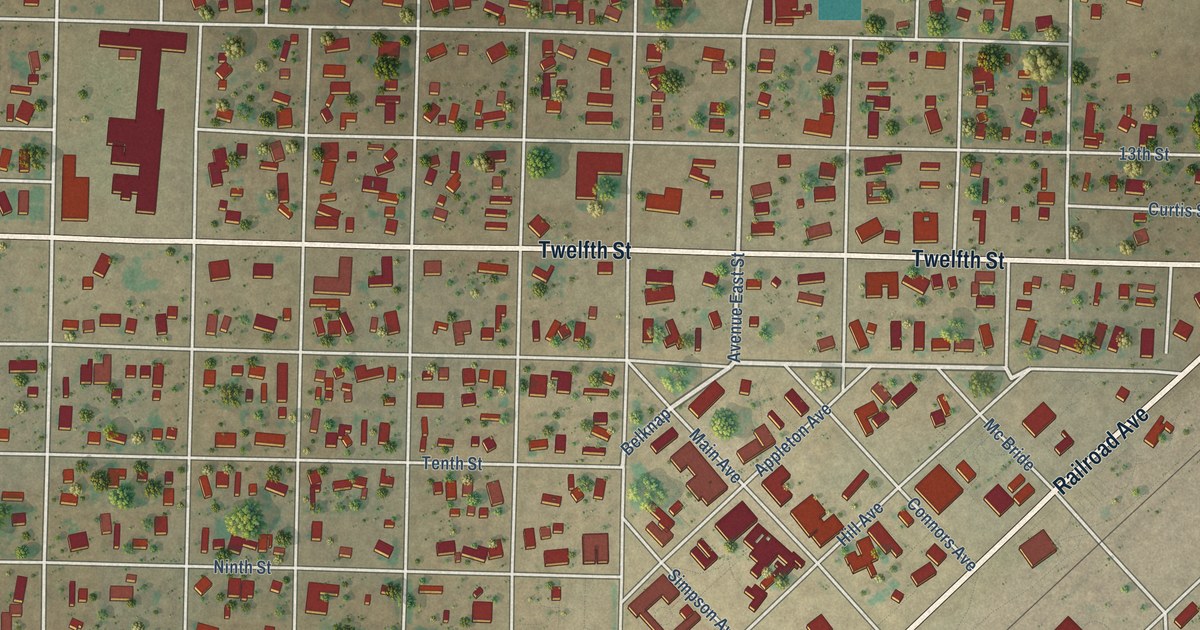 Map of Seagraves, Texas in 2026
