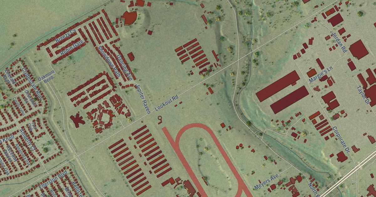 Map of Selma, Texas in 2026