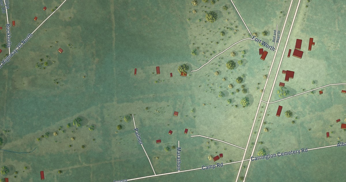 Map of Seven Oaks, Texas in 2026