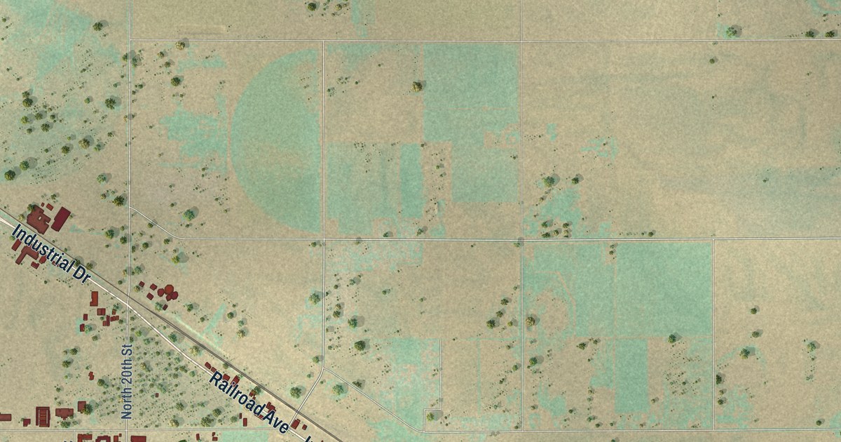 Map of Slaton, Texas in 2026