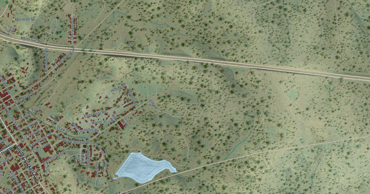 Map of Sonora, Texas in 2026
