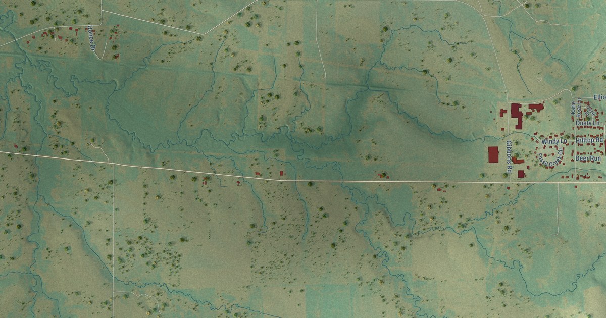 Map of Southmayd, Texas in 2026