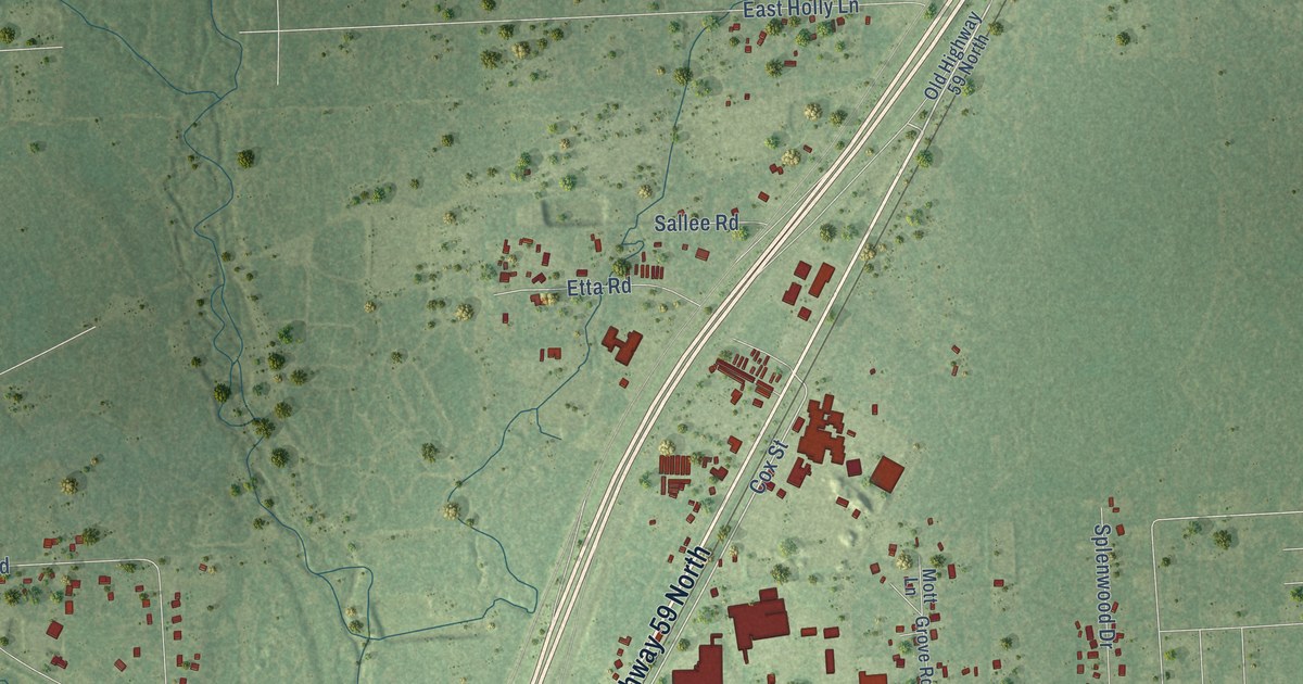 Map of Splendora, Texas in 2026