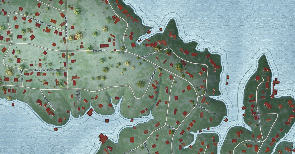 Map of Star Harbor, Texas in 2026