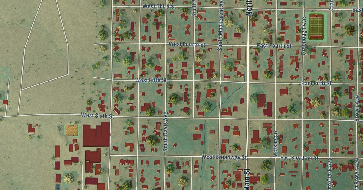 Map of Stinnett, Texas in 2026