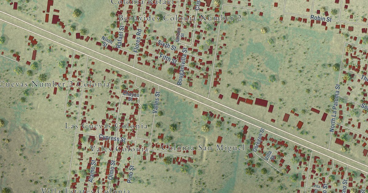 Map of Sullivan City, Texas in 2026