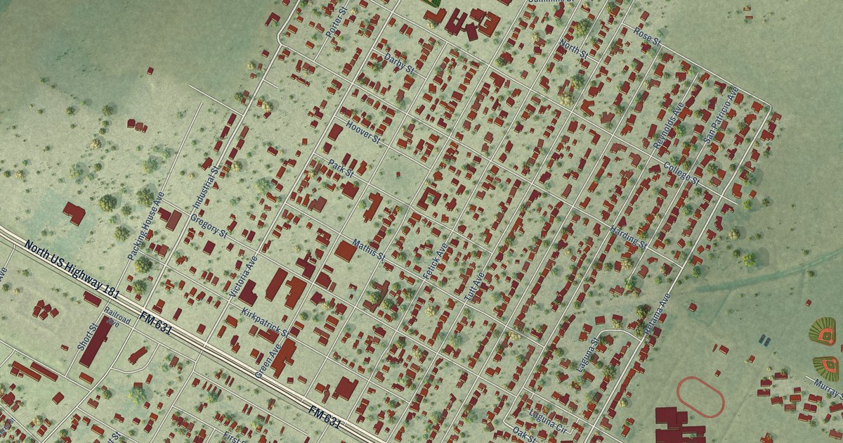 Map of Taft, Texas in 2026