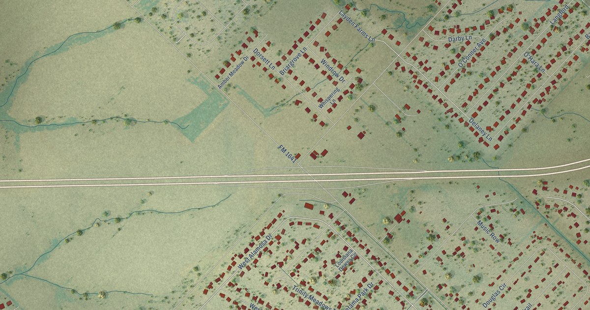 Map of Talty, Texas in 2026