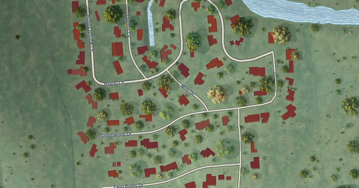 Map of Taylor Landing, Texas in 2026