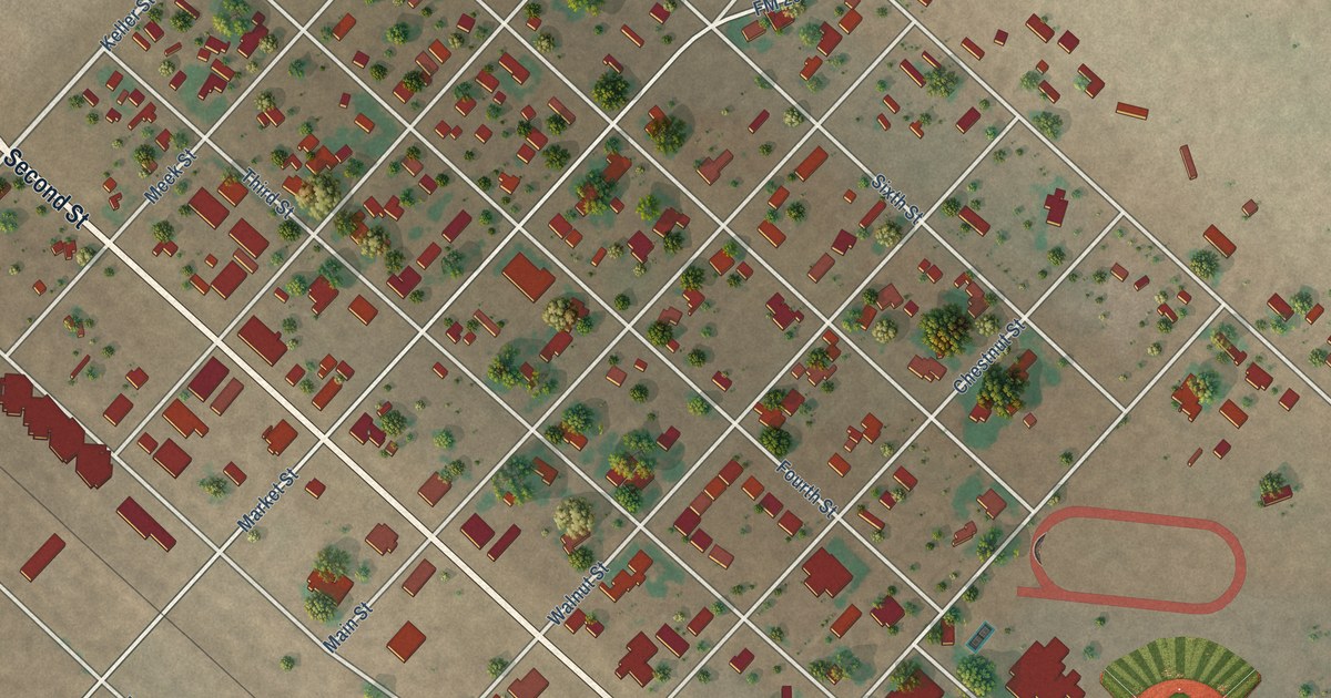 Map of Texline, Texas in 2026