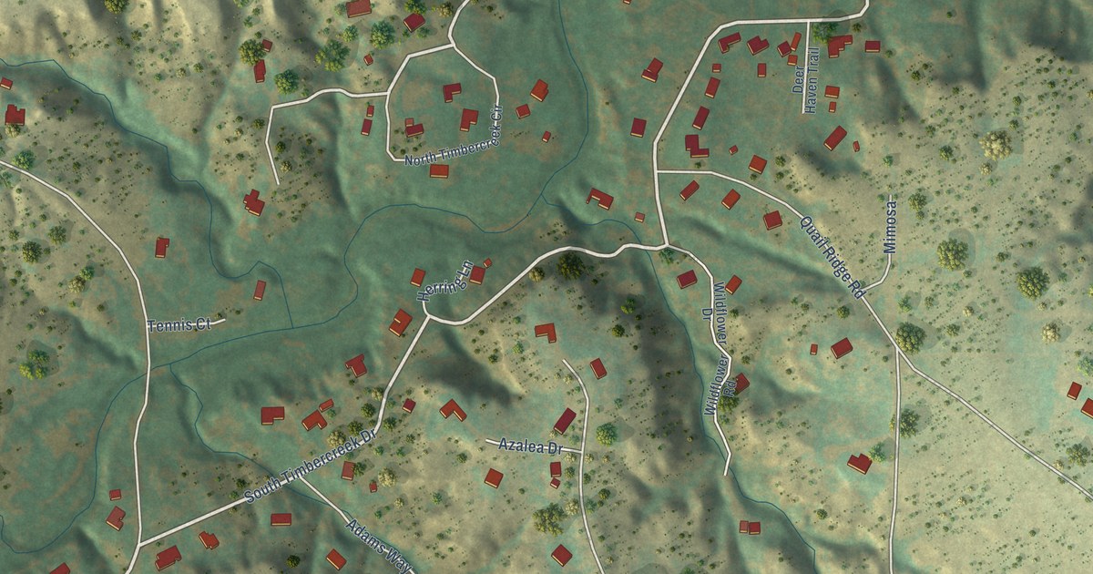 Map of Timbercreek Canyon, Texas in 2026