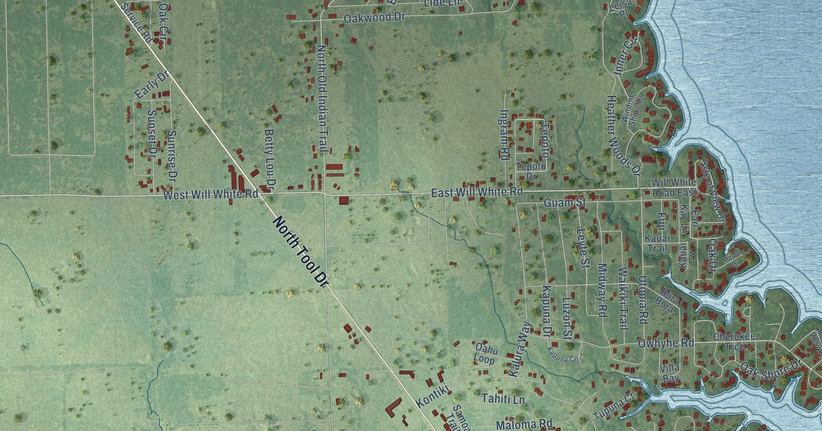 Map of Tool, Texas in 2026