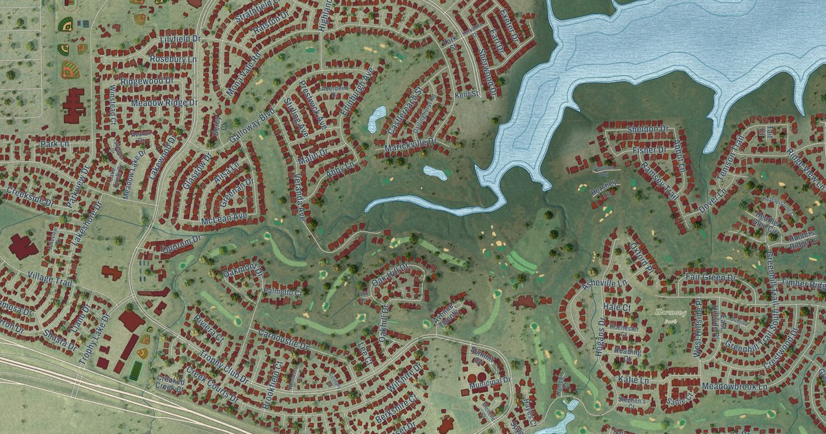 Map of Trophy Club, Texas in 2026