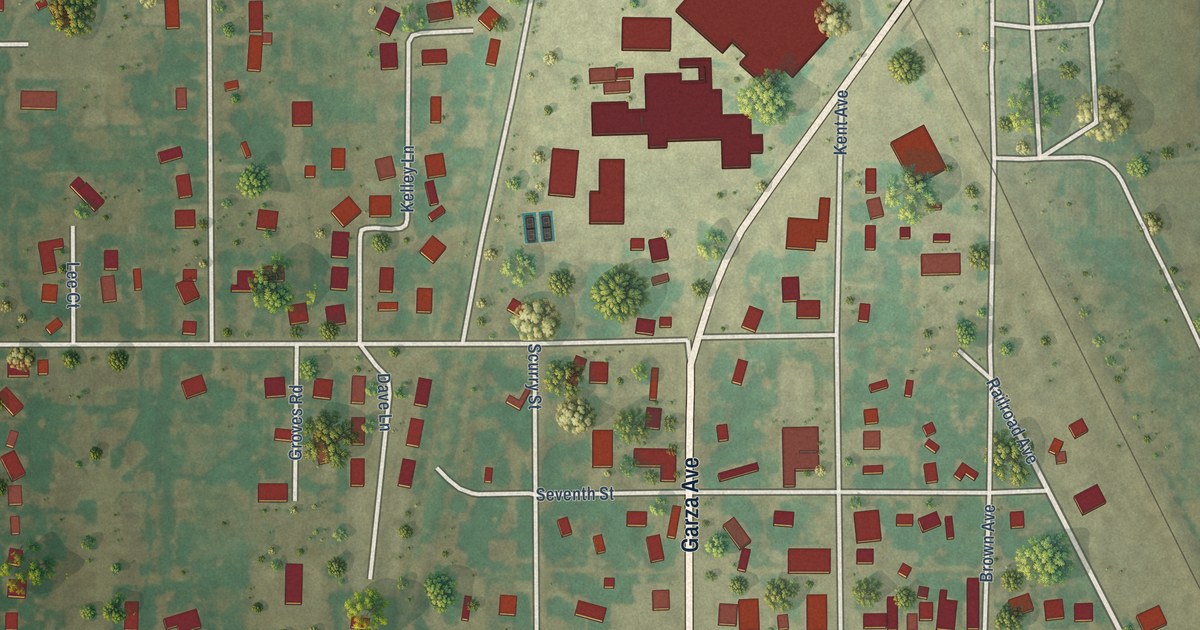 Map of Tuscola, Texas in 2026