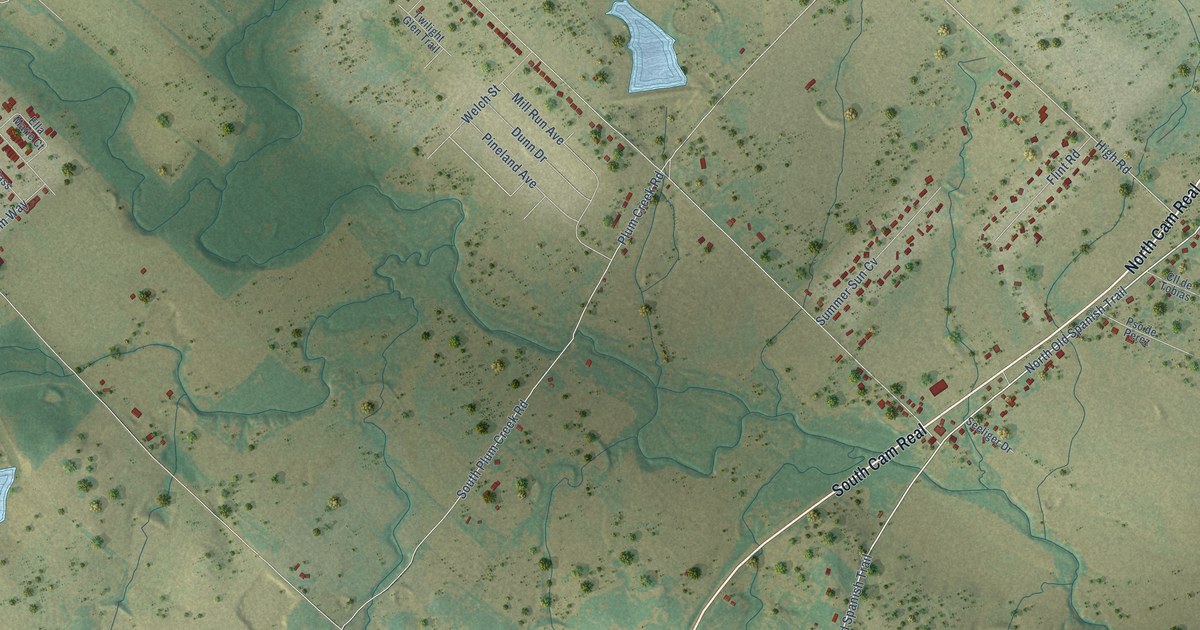 Map of Uhland, Texas in 2026