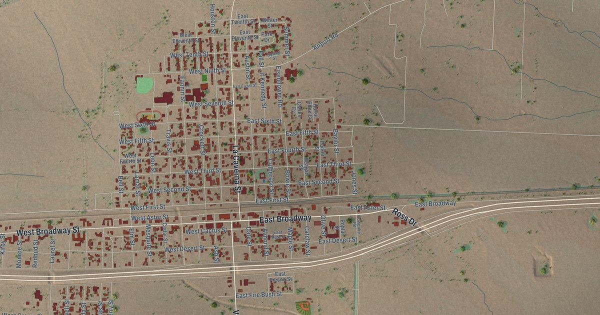 Map of Van Horn, Texas in 2026