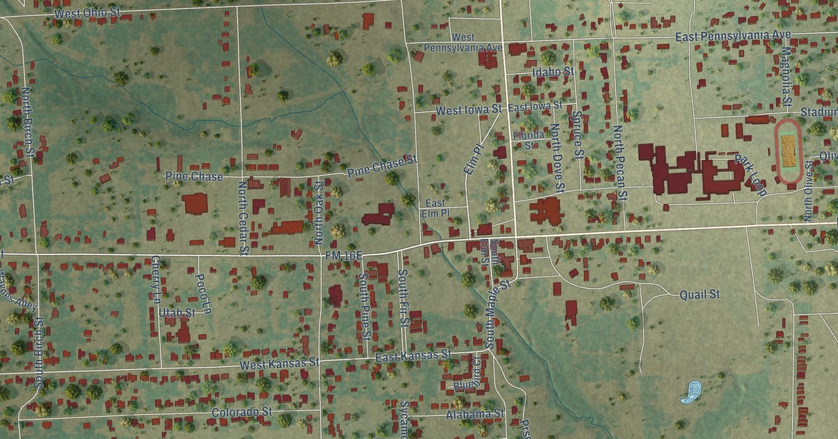 Map of Van, Texas in 2026