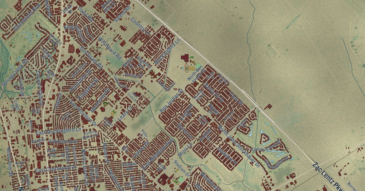 Map of Victoria, Texas in 2026