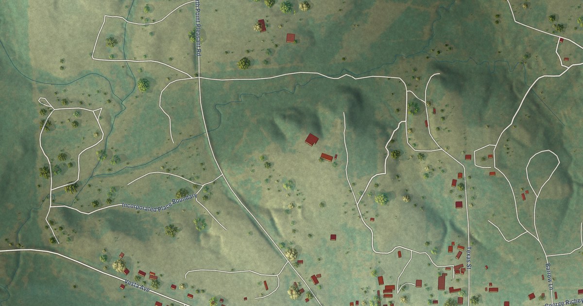 Map of Warren City, Texas in 2026