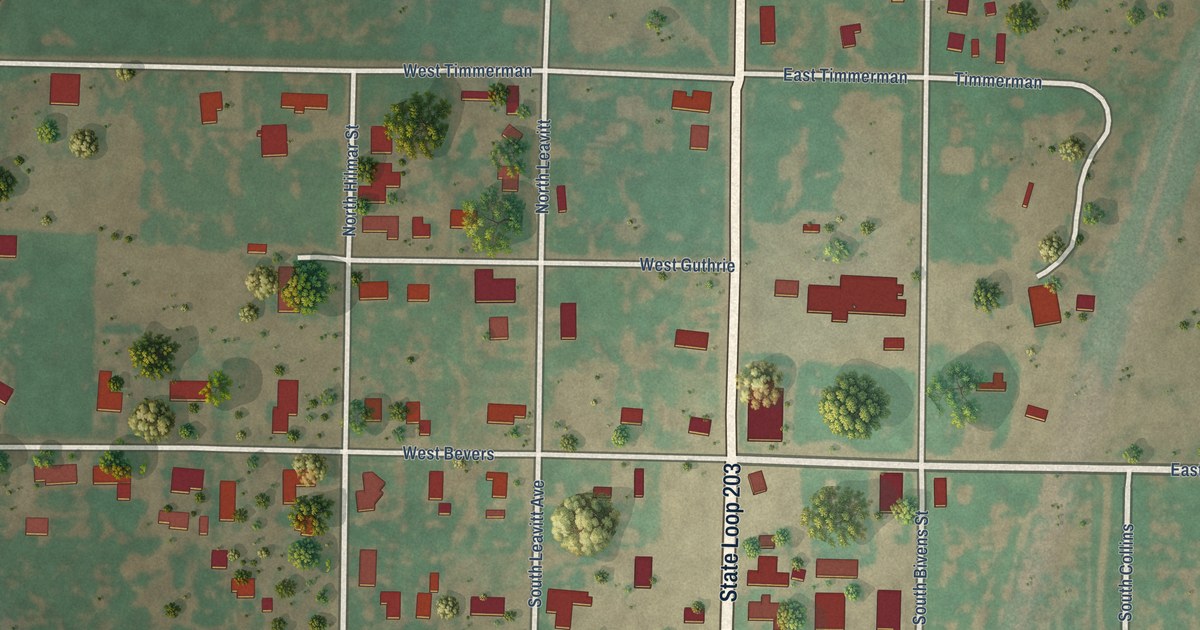 Map of Weinert, Texas in 2026