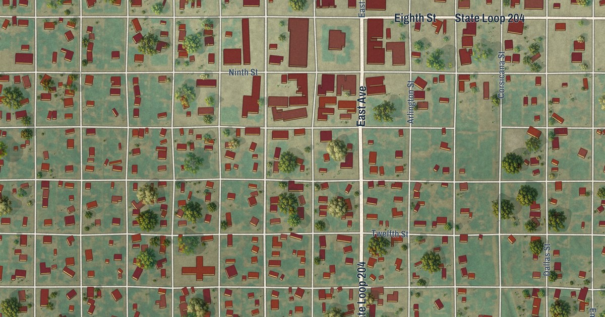 Map of Wellington, Texas in 2026