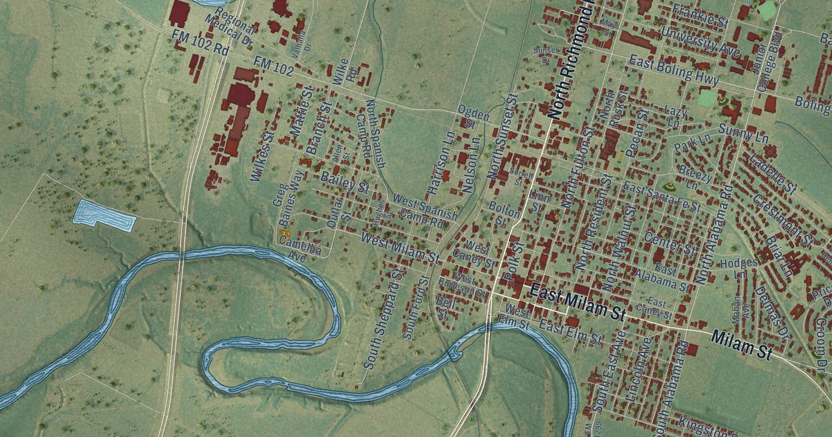 Map of Wharton, Texas in 2026