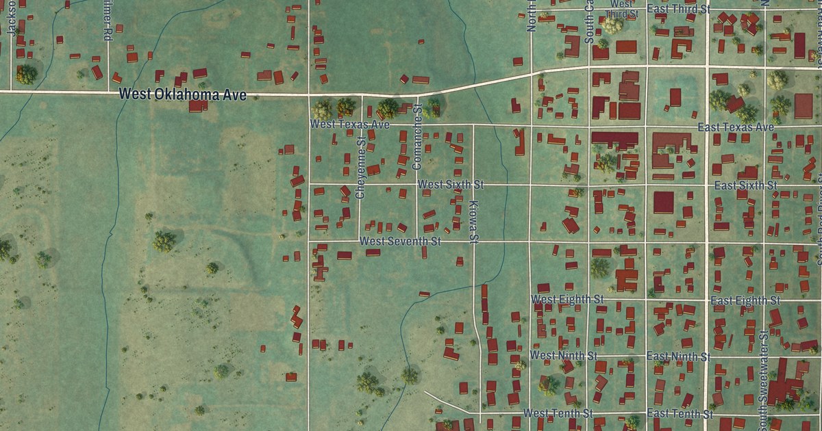 Map of Wheeler, Texas in 2026