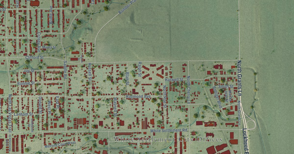 Map of White Settlement, Texas in 2026