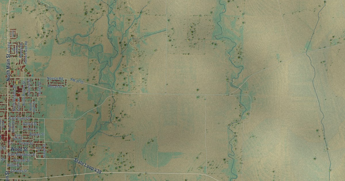 Map of Winters, Texas in 2026