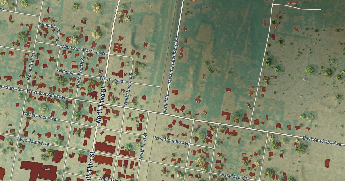 Map of Wortham, Texas in 2026