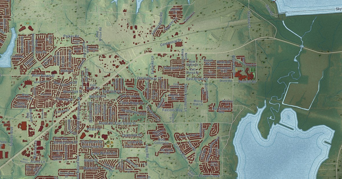 Map of Wylie, Texas in 2026