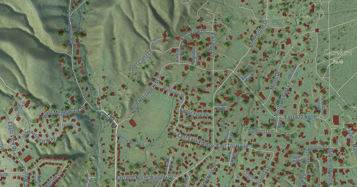 Map of Alpine, Utah in 2026