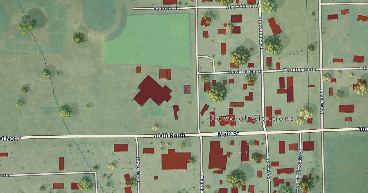 Map of Altamont, Utah in 2026
